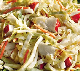 ENSALADA DE REPOLLO CON MANZANA