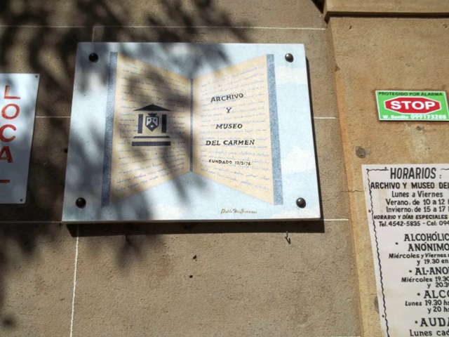 ARCHIVO Y MUSEO DEL CARMEN EN CARMELO