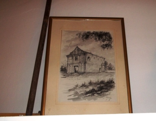 RETRATO DE LA IGLESIA DE CARMELO EN MUSEO DEL CARMEN