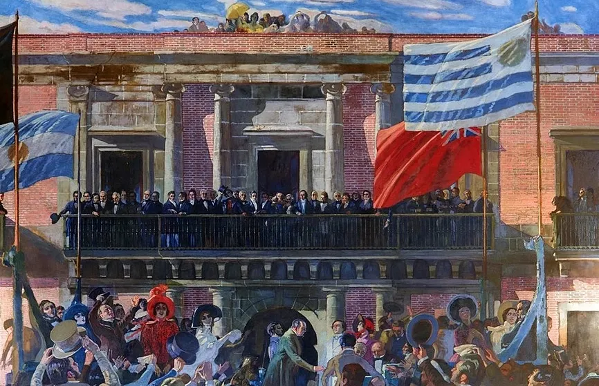 18 de Julio  - Jura de la Constitución en Uruguay