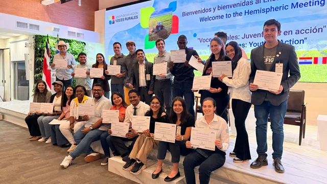 Talleres y capacitaciones para jóvenes rurales en sede central de IICA