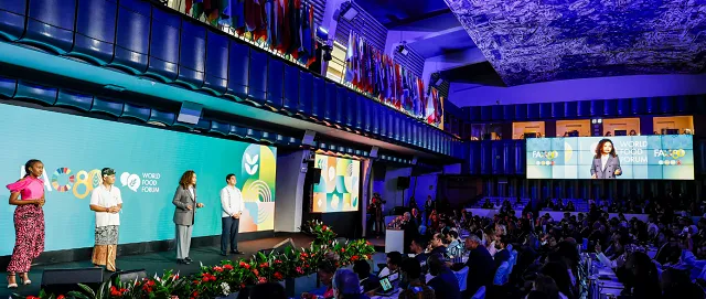 Foro Mundial de la Alimentación 2025: Los jóvenes en la vanguardia en la inauguración del Foro Mundial de la Alimentación 2025