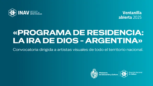 Convocatoria abierta para el programa de residencia «La Ira de Dios» en Argentina