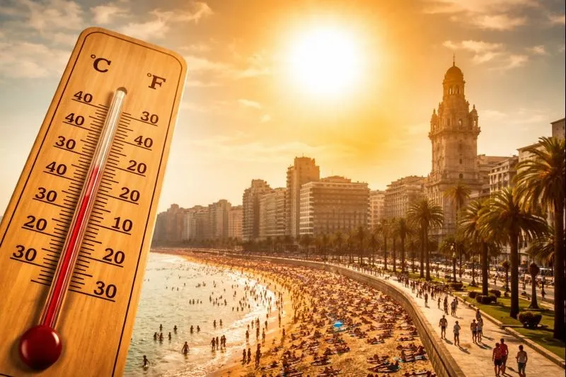 ¿Hasta cuando el calor en Uruguay?