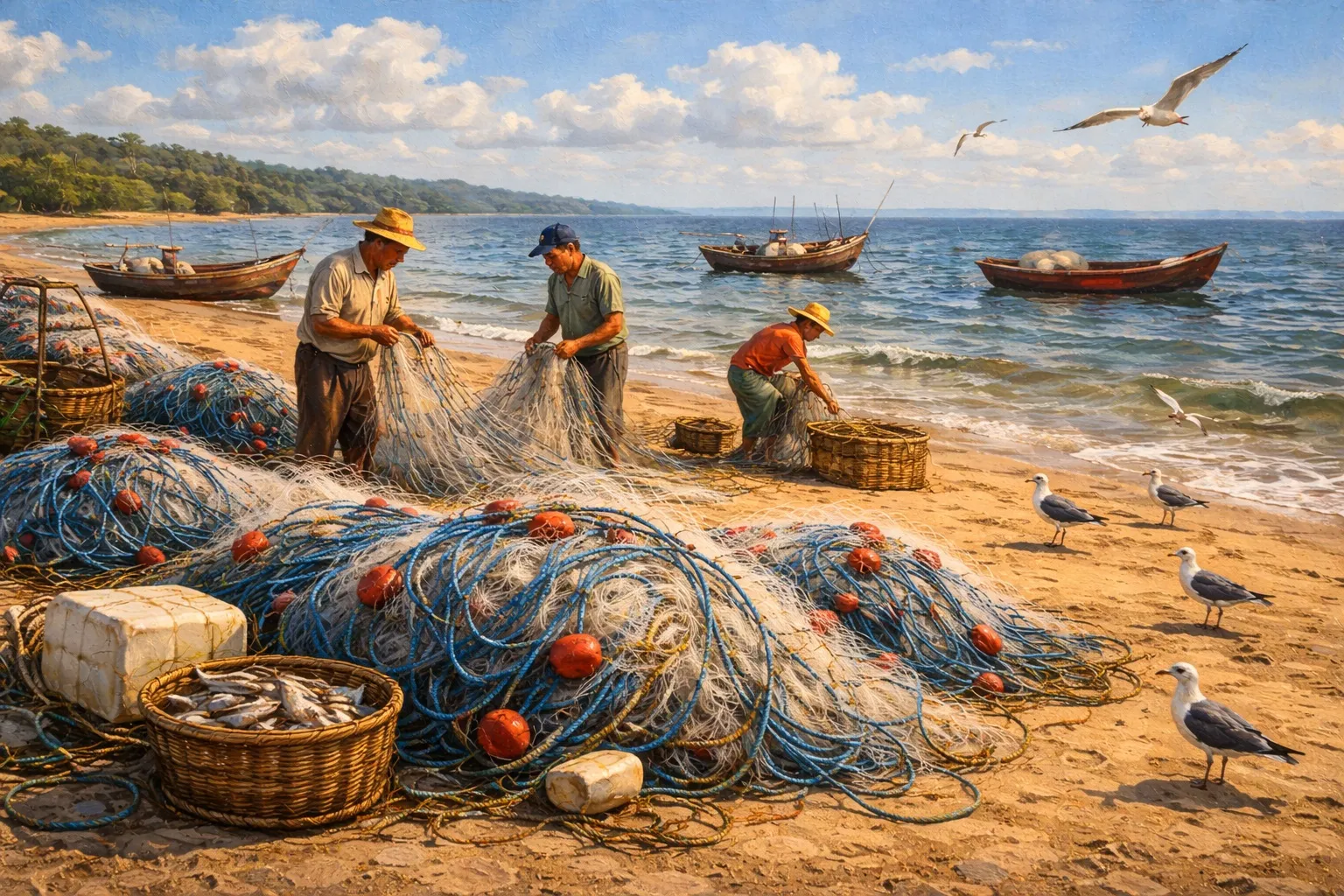 La vida del pescador artesanal: tradición, esfuerzo y sustento en las comunidades costeras