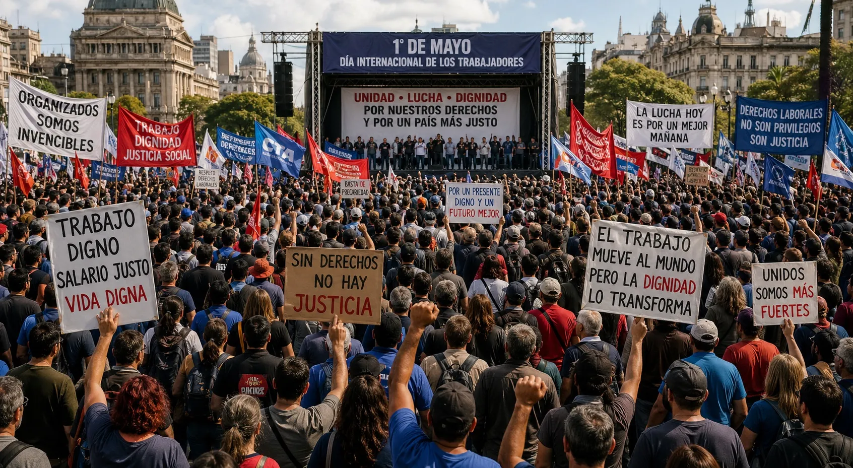 El Día Internacional de los Trabajadores o Primero de Mayo es la conmemoración del movimiento obrero mundial