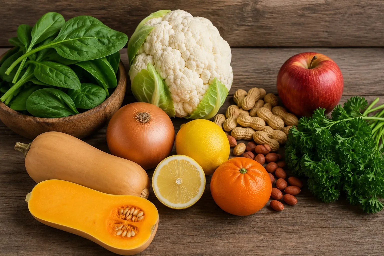 Una selección de productos de estación para disfrutar en tus comidas de todos los días.