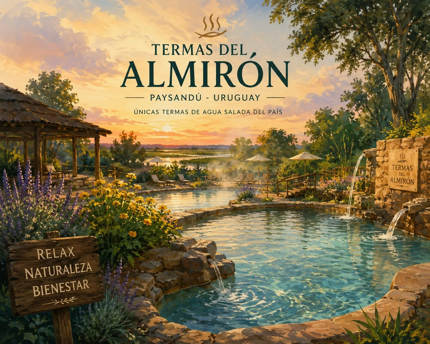 Termas de Almirón: las únicas aguas termales saladas de Uruguay