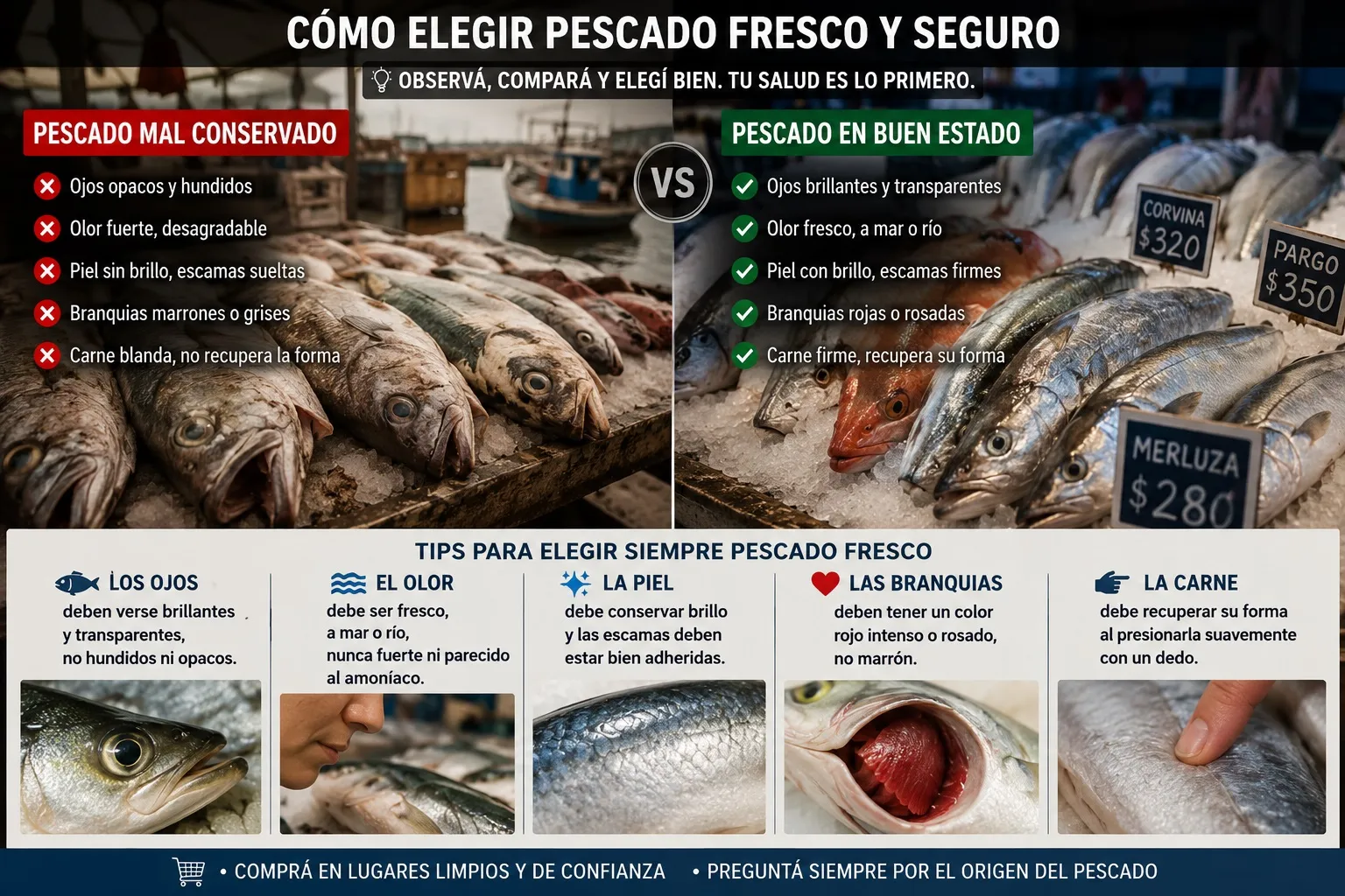 ¿Estás seguro de que el pescado que compras es realmente el que dice la etiqueta?