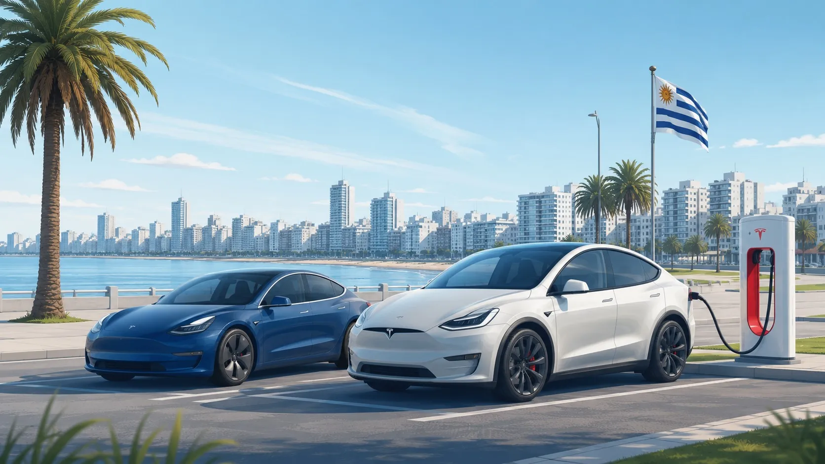Tesla llegó a Uruguay: modelos disponibles, autonomía y precios