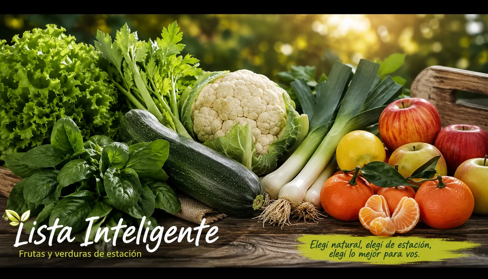 Nueva Lista Inteligente: frutas y verduras de estación del 21 de julio al 3 de agosto