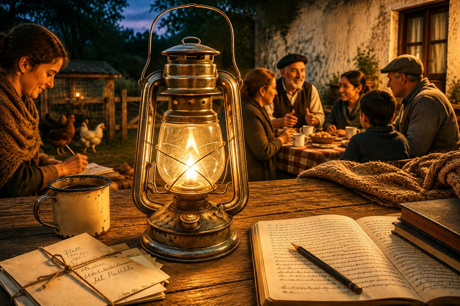 La pequeña luz del viejo farol