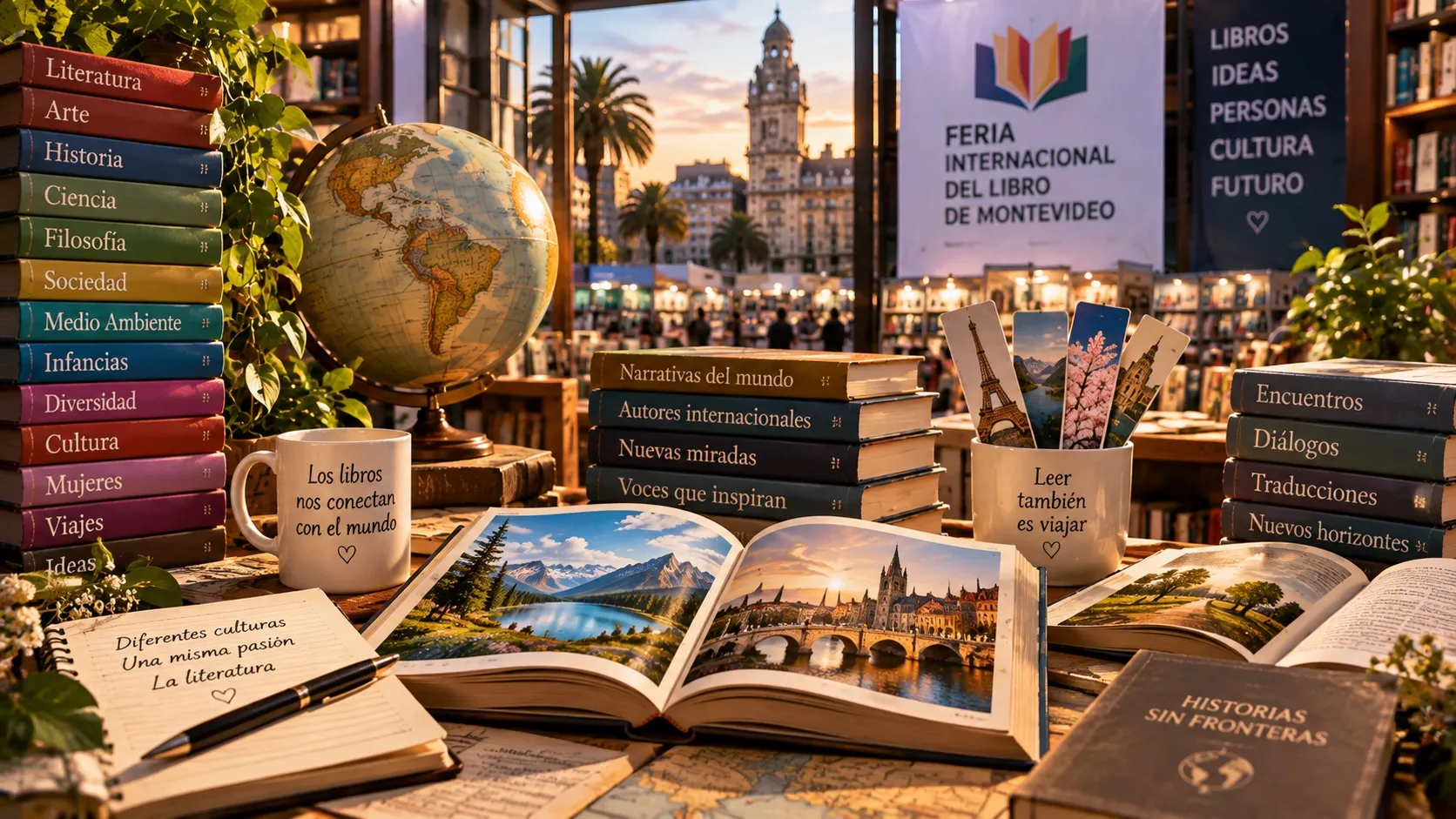 Autores internacionales invitados a la Feria Internacional del Libro de Montevideo 2026