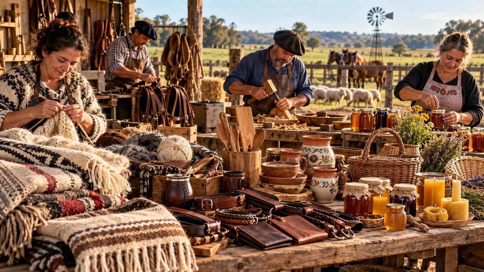Artesanías de campo: manos rurales que transforman tradición, trabajo y naturaleza