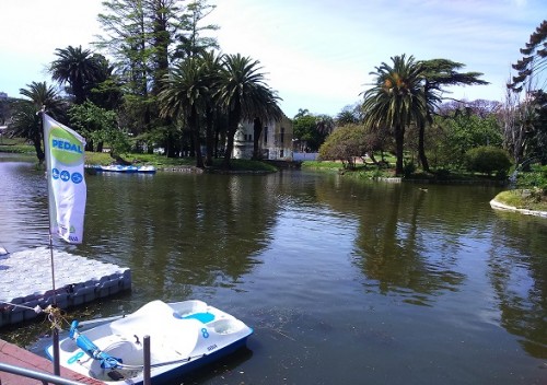 Parque Rodó: Nuevo lago y lanchitas