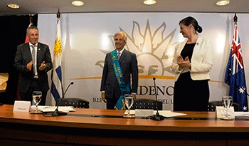 Universidad australiana Deakin otorgó título “honoris causa” al presidente Tabaré Vázquez