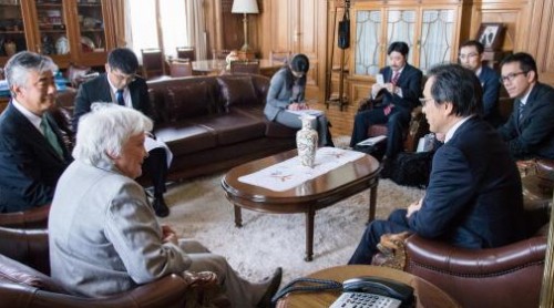 TOPOLANSKY RECIBIÓ A EMBAJADOR JAPONÉS