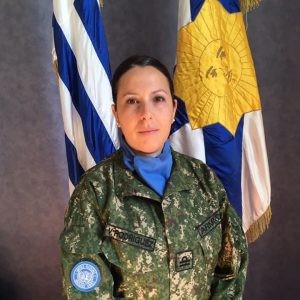 PRIMERA MUJER OFICIAL DE ESTADO MAYOR EN EL CONGO