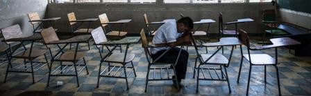 LOS JOVENES QUIEREN PONER FIN A LA VIOLENCIA EN LAS ESCUELAS