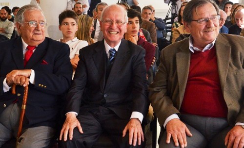 Homenaje a Mario Menéndez, Ignacio Otegui y Julio Sánchez Padilla