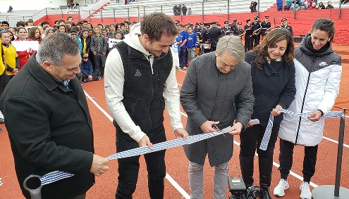 Fue inaugurada la nueva Pista Sintética de Atletismo en el departamento de Durazno