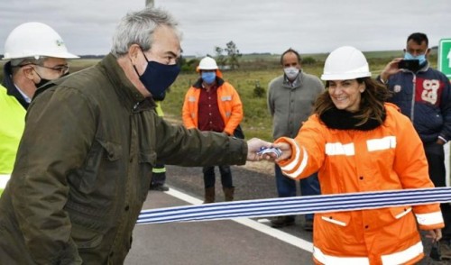 Ministerio de Transporte inauguró tres tramos de la ruta 14 entre Flores y Sarandí del Yí