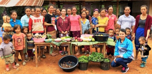 Las mujeres como impulsoras de cambios para la nutrición en las colinas de la República Democrática Popular Lao
