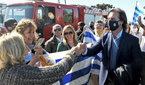 Lacalle Pou afirmó que siempre viajará al interior del país para apoyar iniciativas de acceso a la salud