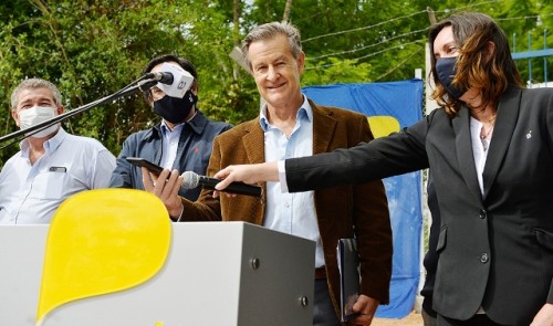 Lacalle Pou participó vía telefónica en inauguración de nueva base LTE de Antel en Paso del Cerro, Tacuarembó