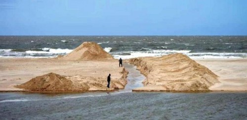 Comenzaron las obras en la desembocadura del Solís Chico, en Parque del Plata