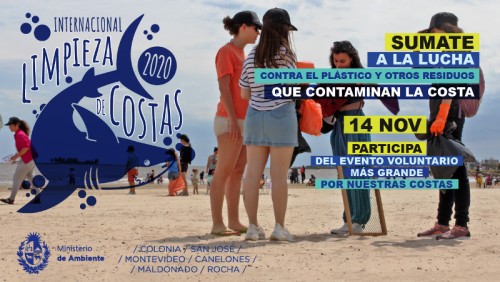 14 de noviembre 2020 Día Internacional de Limpieza de Costas 2020 en Uruguay