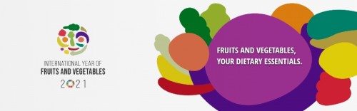 La Asamblea General de la ONU designó 2021 como el Año Internacional de las Frutas y Hortalizas (IYFV)