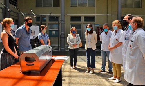 Hospital Español recibió equipo para desinfección de mascarillas
