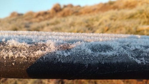 Segundo día de ola de frío con temperaturas de hasta -4,3°C