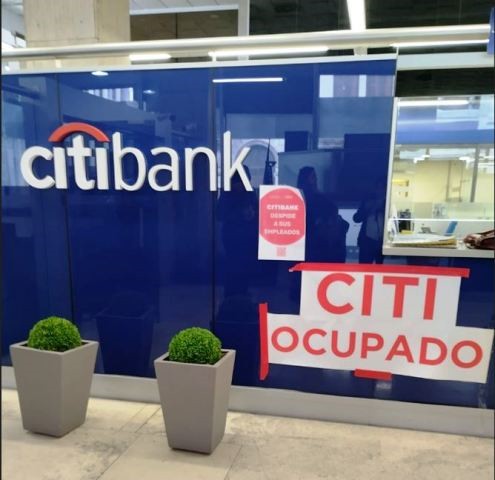 AEBU resolvió un paro y ocupa el Citibank