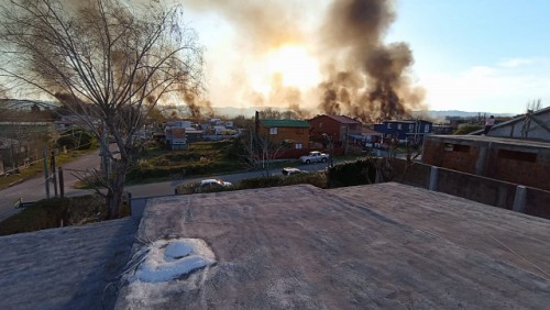 Está controlado el incendio en Laguna del Diario, en Maldonado