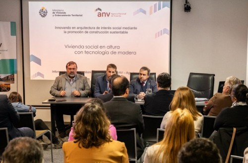 Se presentó el proyecto de construcción del primer edificio en altura hecho en madera